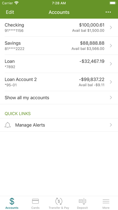 Missouri Central Credit Union Screenshot
