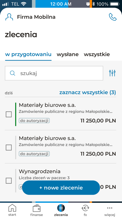 mBank CompanyMobile Screenshot