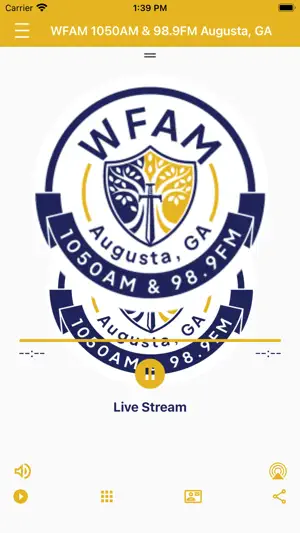 WFAM AM1050 & FM98.9 Radio screenshot 2