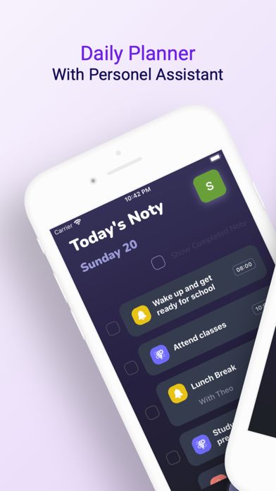 Noty - Planning Your Day Screenshot