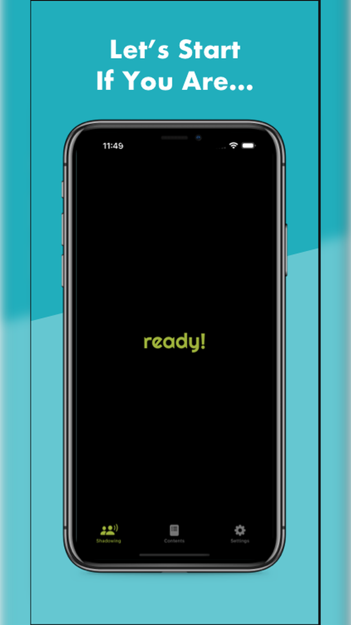 Shadowing App Speech Practice