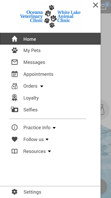 Oceana Veterinary Clinic Screenshot