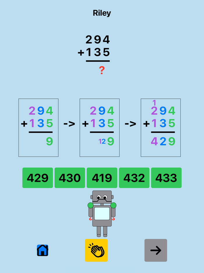Second Grade Math Drill