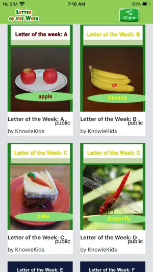 Letter of the Week screenshot 1