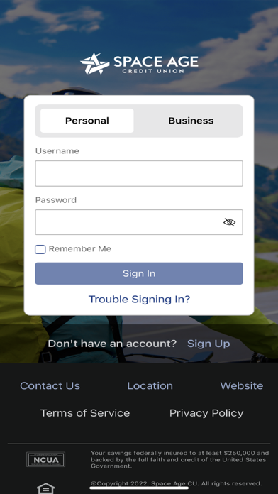 Space Age Federal Credit Union Screenshot