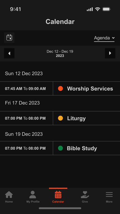 Communio AFM Church Screenshot