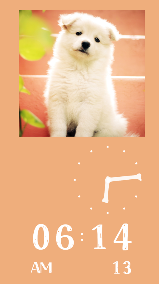 #1. Puppy Clock (iOS) 由: Mihoko Araki