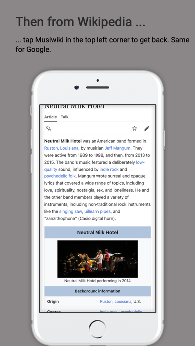 MusiWiki Screenshot