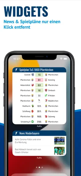 Game screenshot FuPa Fussball News, Ergebnisse hack