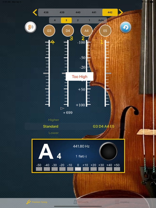 Sintonizador de Violín en App Store