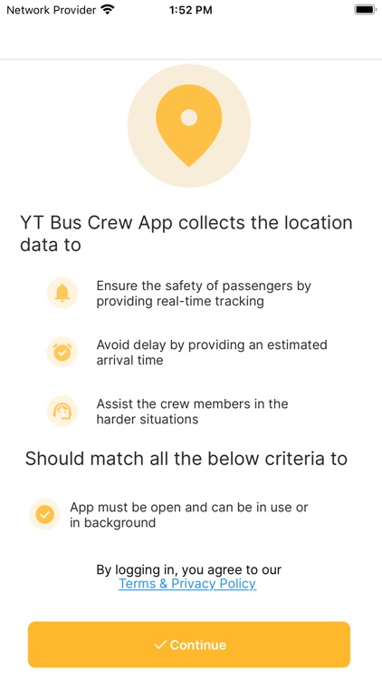 YT Bus Crew App