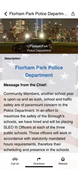 Game screenshot Florham Park Police Department apk