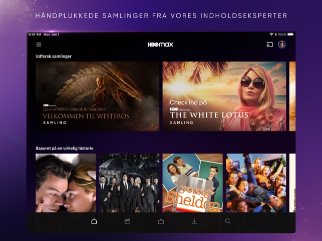 HBO Max: Tv, film og serier i App Store