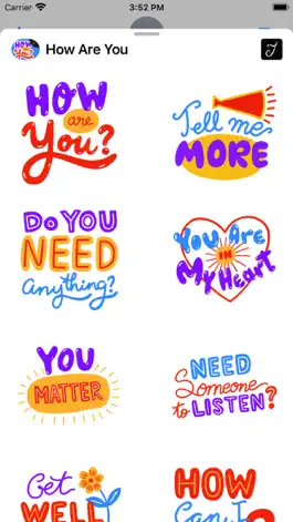 Game screenshot How Are You Stickers apk
