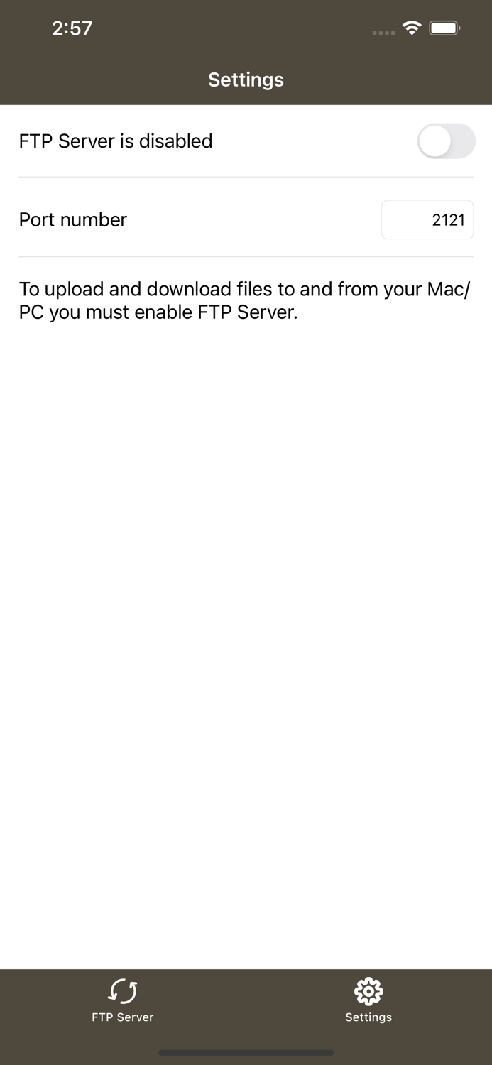GoFTP Server