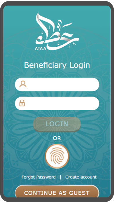 Royal Humanitarian Foundation Screenshot