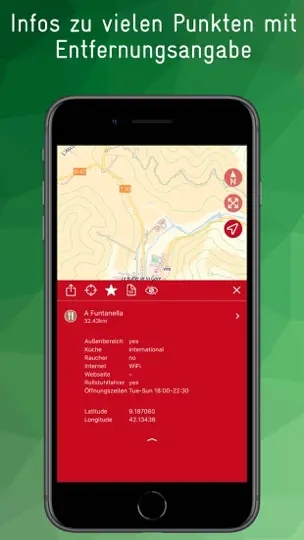 Screenshot von Korsika Offline auf dem iPhone 2