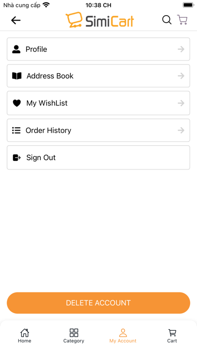 Simicart Mobile App Builder Screenshot