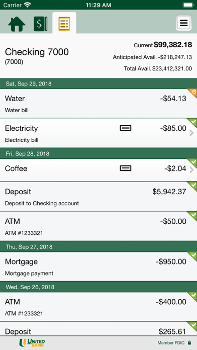 United Fidelity Bank Business Screenshot