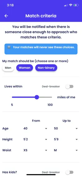Game screenshot Just Meet - Offline Dating hack