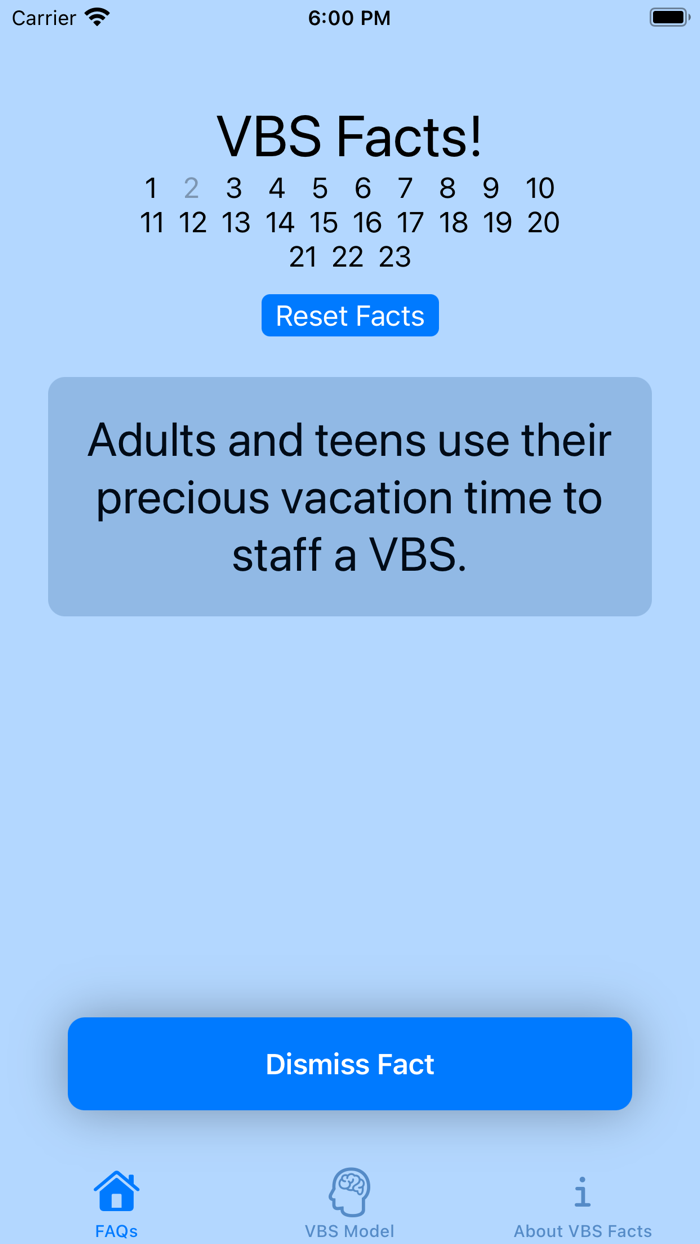 VBS Facts
