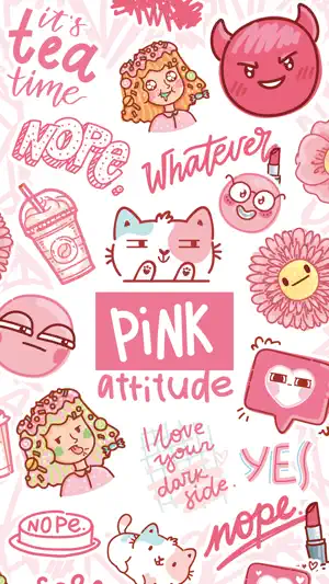 Very PINK stickers! screenshot 1