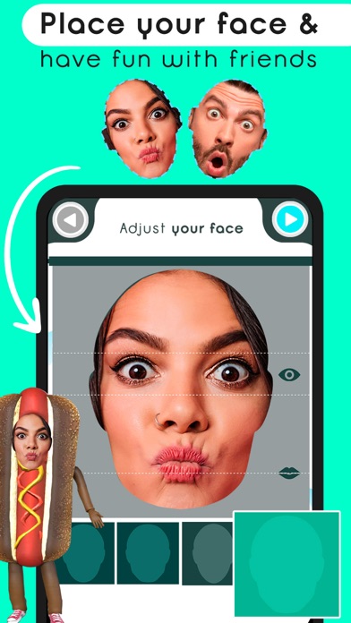 Screenshot #2 pour Face in - Animations 3D