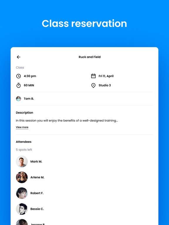 CrossFit Spero iPad screenshot 5 - Health & Fitness app