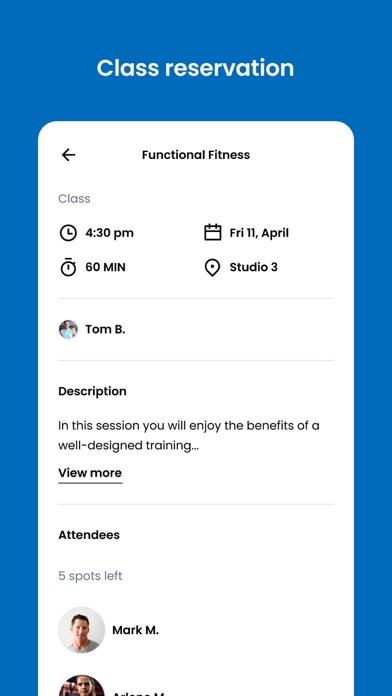Stratum Fitness Screenshot