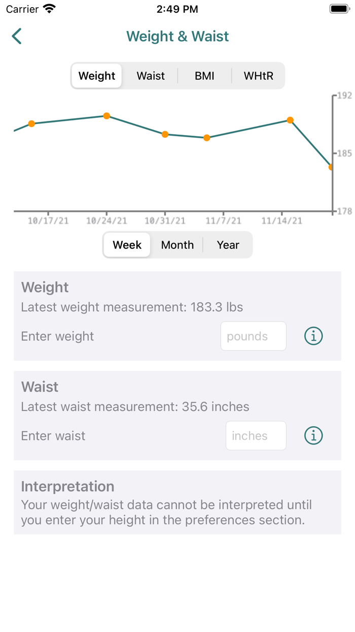 Food Intolerance Tracker