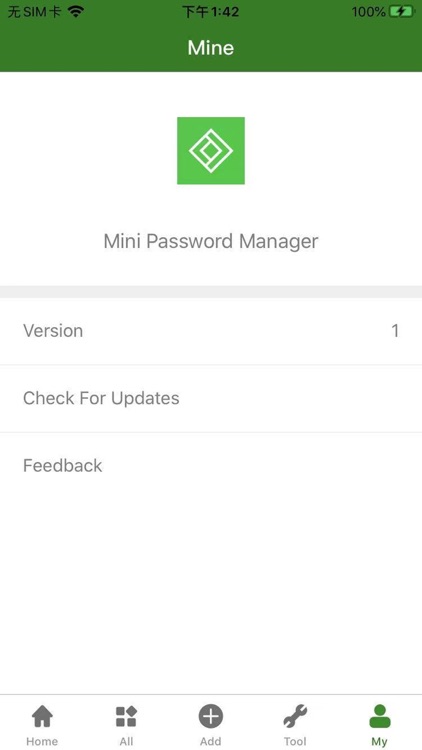 Mini Password Manager