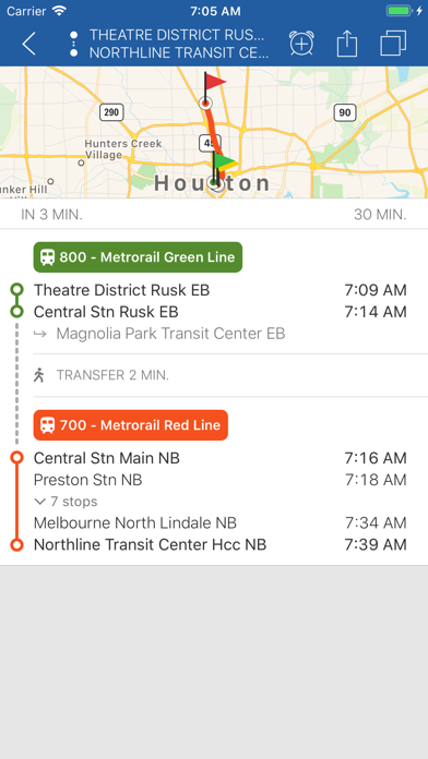 ezRide Houston METRO - Transit Screenshot