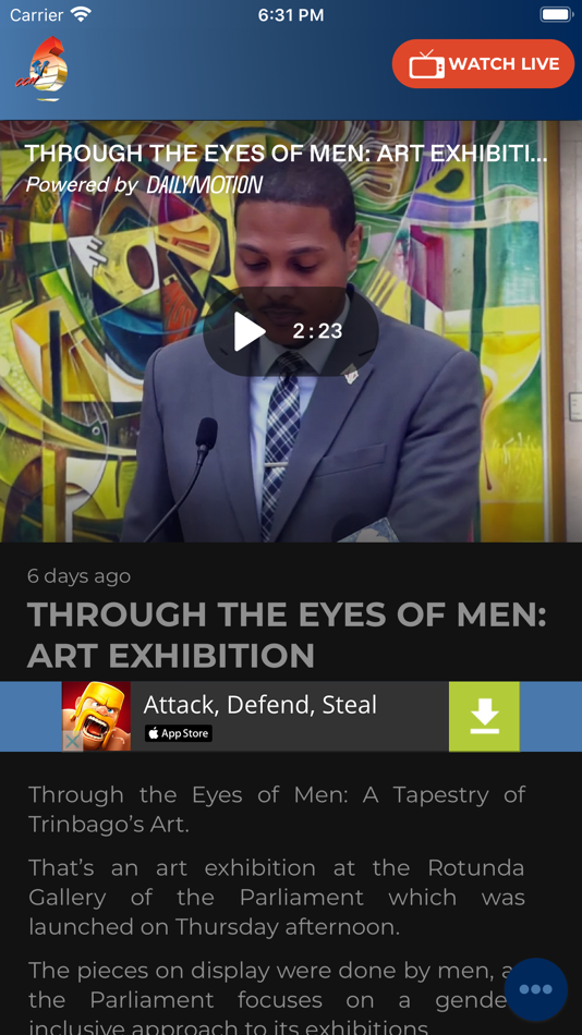 #5. CCN TV6 (iOS) 由: One Caribbean Media