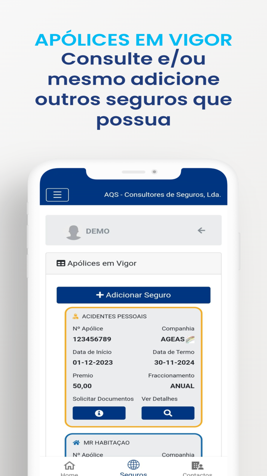 #5. AQS Seguros (iOS) 由: MILENIA - INFORMATICA E SERVICOS, LDA.