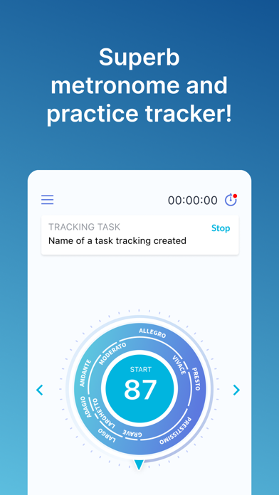 Metronome Tracker Screenshot