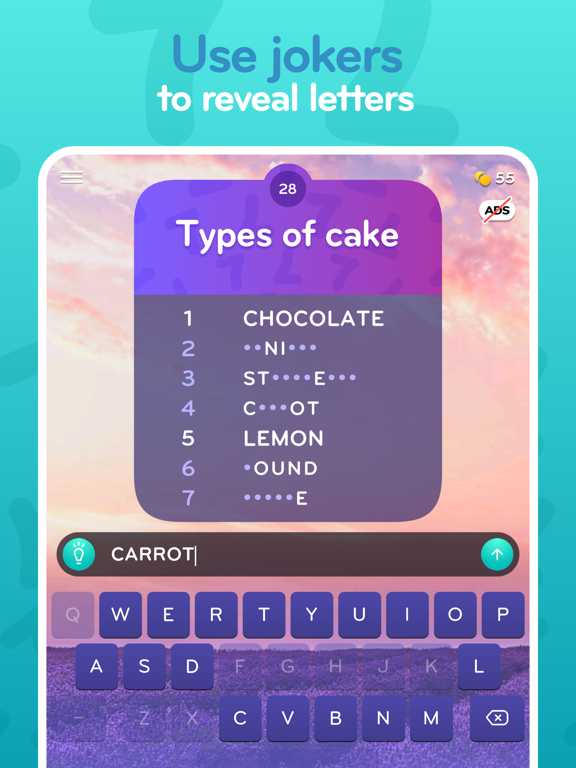 Top 7 - family word game screenshot 3