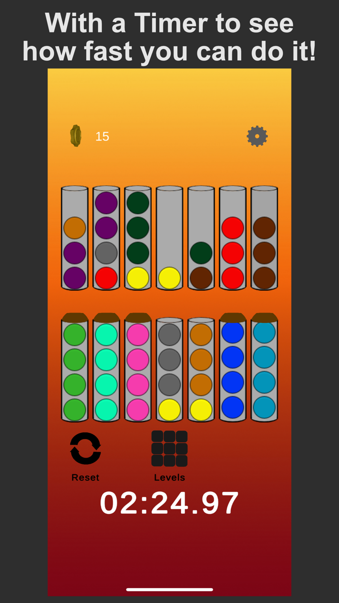 Ball Sorting In Tubes