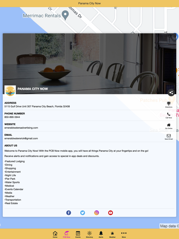 Panama City Now iPad screenshot 2 - Travel app