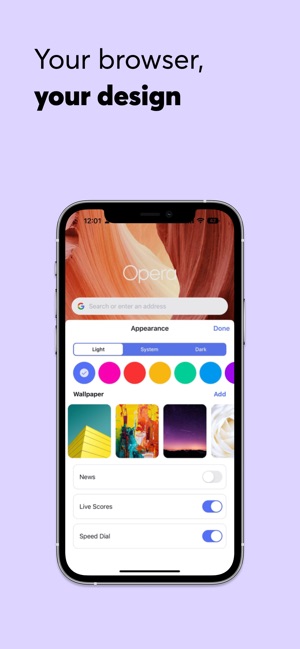 Opera Browser with VPN and AI su App Store