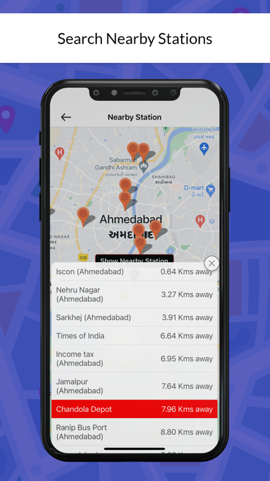 GSRTC Live Tracking iPhone screenshot 2