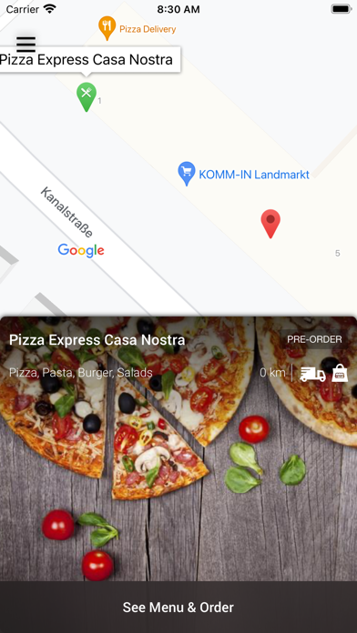 Casa Nostra Lieferservice Screenshot