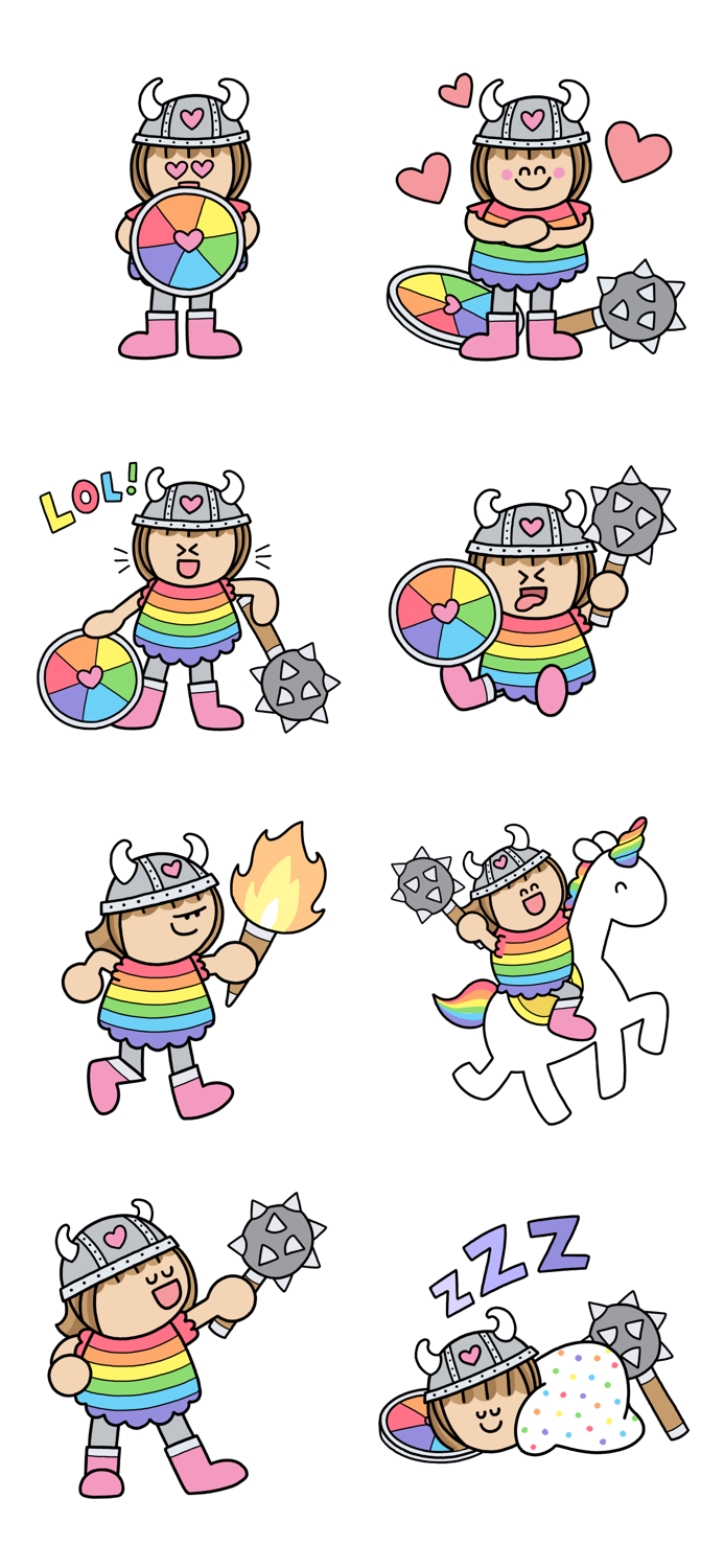 Rainbow Viking