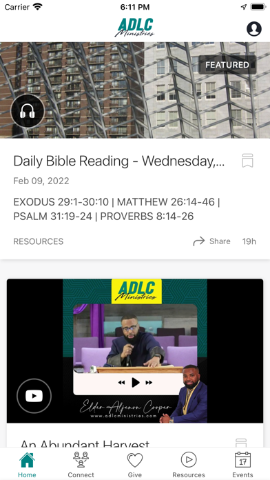 ADLC Ministries Screenshot