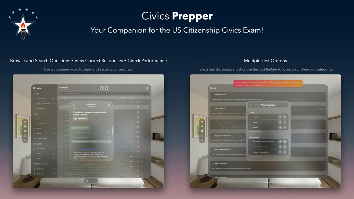 Civics Prepper screenshot 1