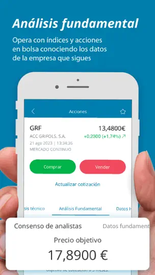 Captura de pantalla de OCEAN Broker en iPhone 6