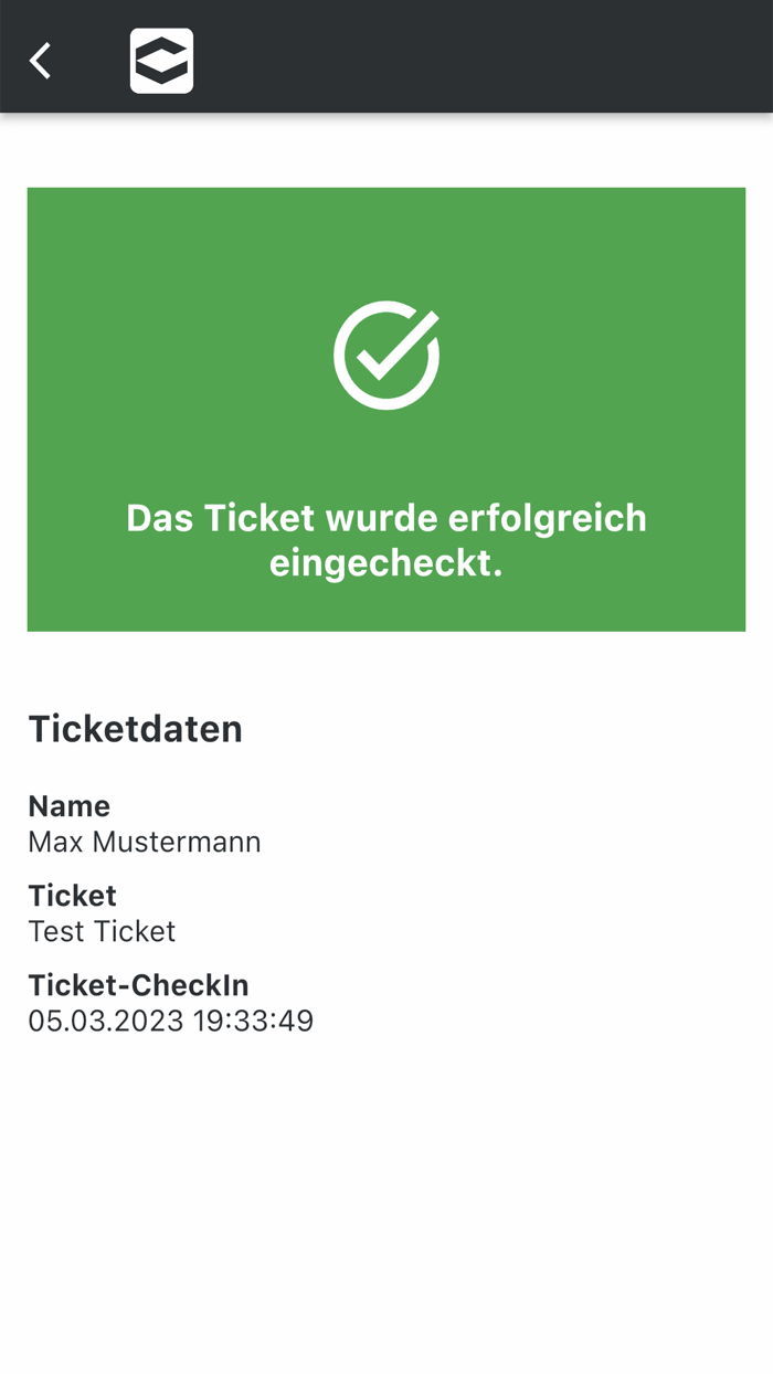 VVK-TICKETS Einlass App