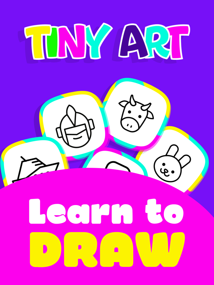 Kids drawing pad games TinyArt