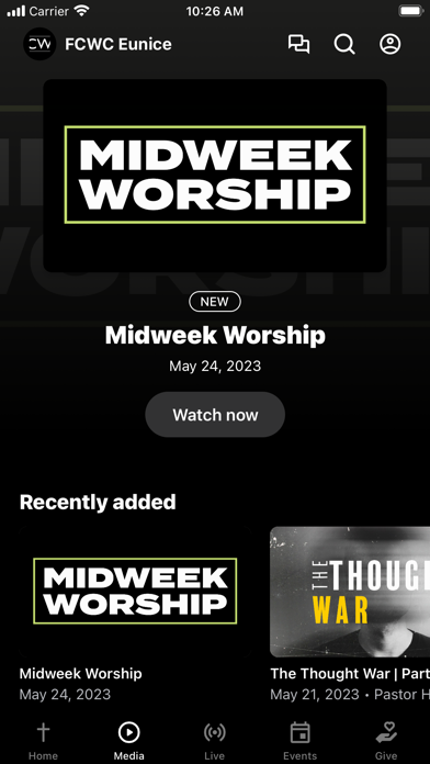 Faith Christian Worship Center Screenshot
