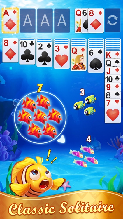 Solitaire Fish Klondike screenshot-0