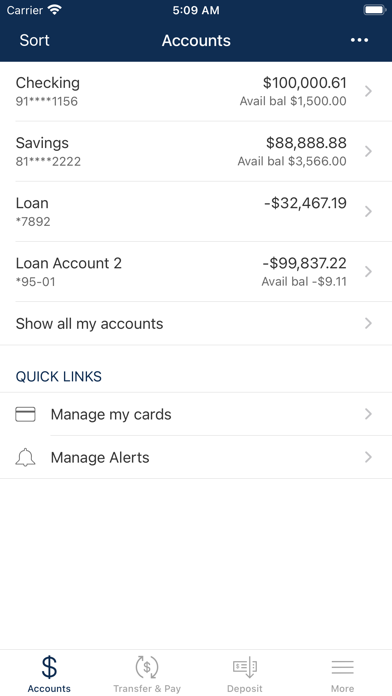 TXN Bank Mobile Screenshot